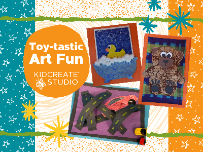 Kidcreate Studio - Chicago Lakeview. Toy-tastic Art Fun Weekly Class (18 Months-6 Years)