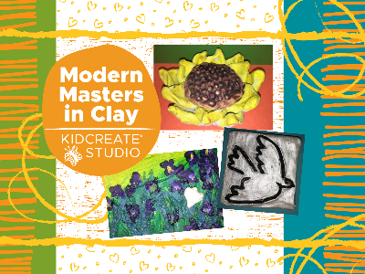 Kidcreate Mobile Studio - North Miami. Aventura Mini-Masters in Clay Weekly Art Class (5-9y) 